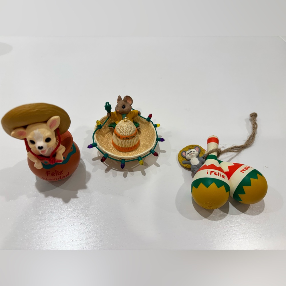 Hallmark Feliz Navidad Ornaments